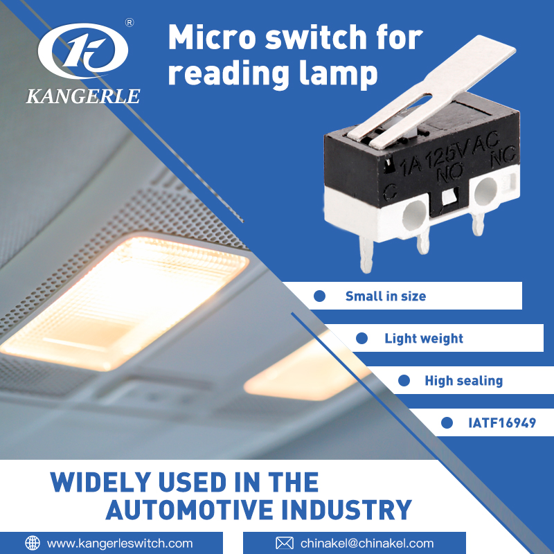 Vehicle Reading Lamp Micro Switch│Supplier│Manufacturing￼￼插图
